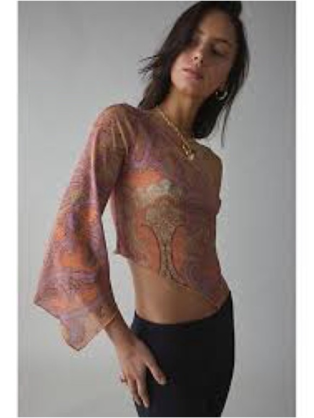 Urban Outfitters Paige Asymmetrical One Shoulder Top